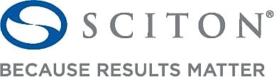 Sciton logo with tagline about results.
