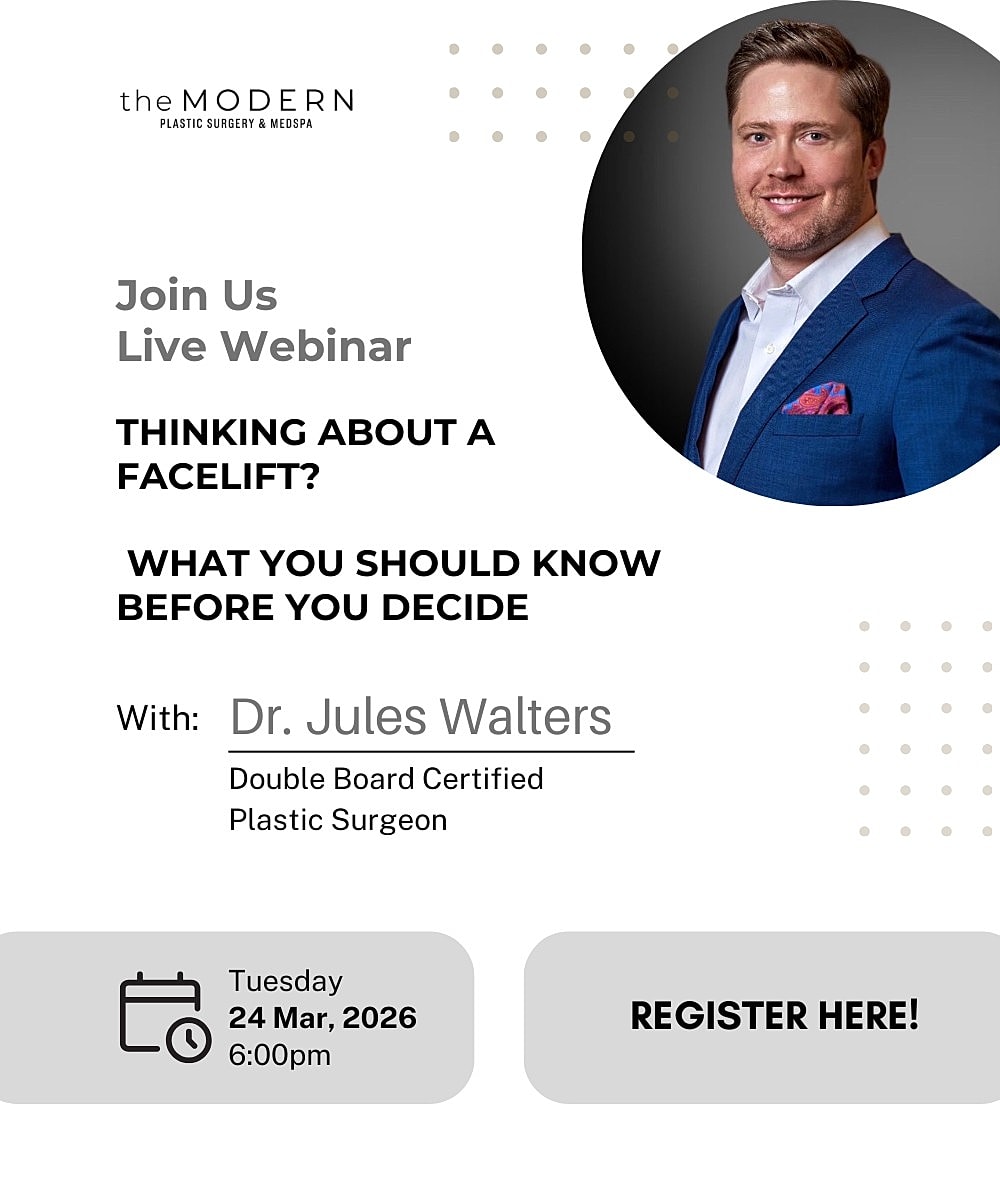 Webinar about facelift considerations with Dr. Jules Walters